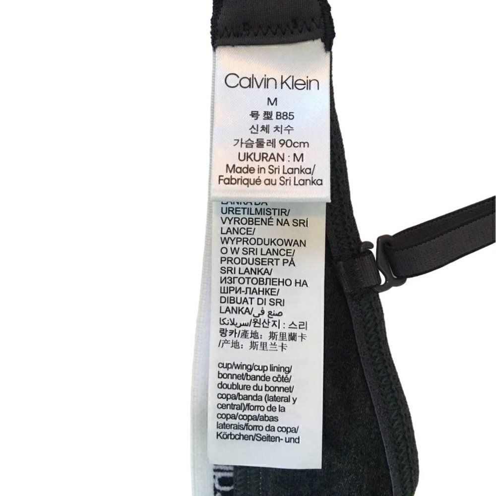 Calvin Klein Bra  Grey Size Medium - Picture 3 of 3